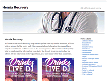 Tablet Screenshot of herniarecovery.bloggstar.com