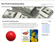 Tablet Screenshot of nonprofitfundraisingideas.bloggstar.com