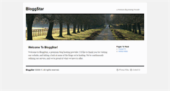 Desktop Screenshot of bloggstar.com
