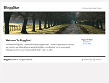 Tablet Screenshot of bloggstar.com